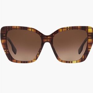 Burberry 55mm Polarized Cat Eye Sunglasses